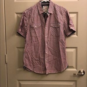 Men’s short sleeve pearl snap